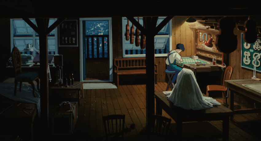 Whisper violin maker basement