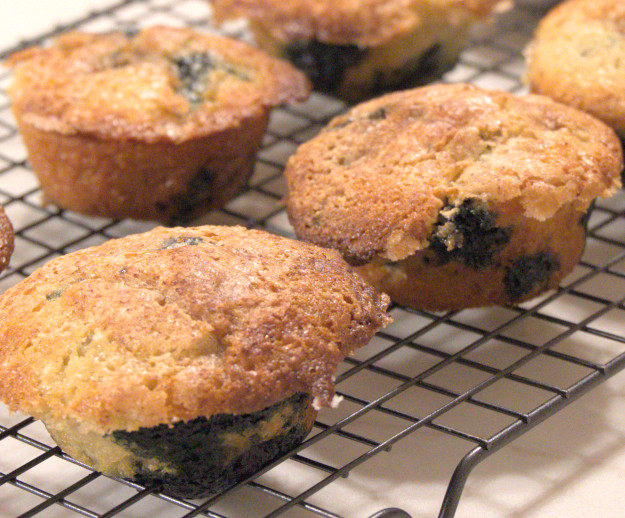 An image of the muffins made with this recipe.